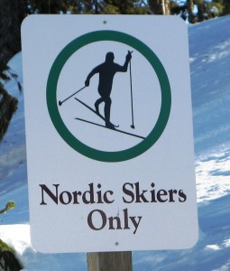 Nordic skiers only